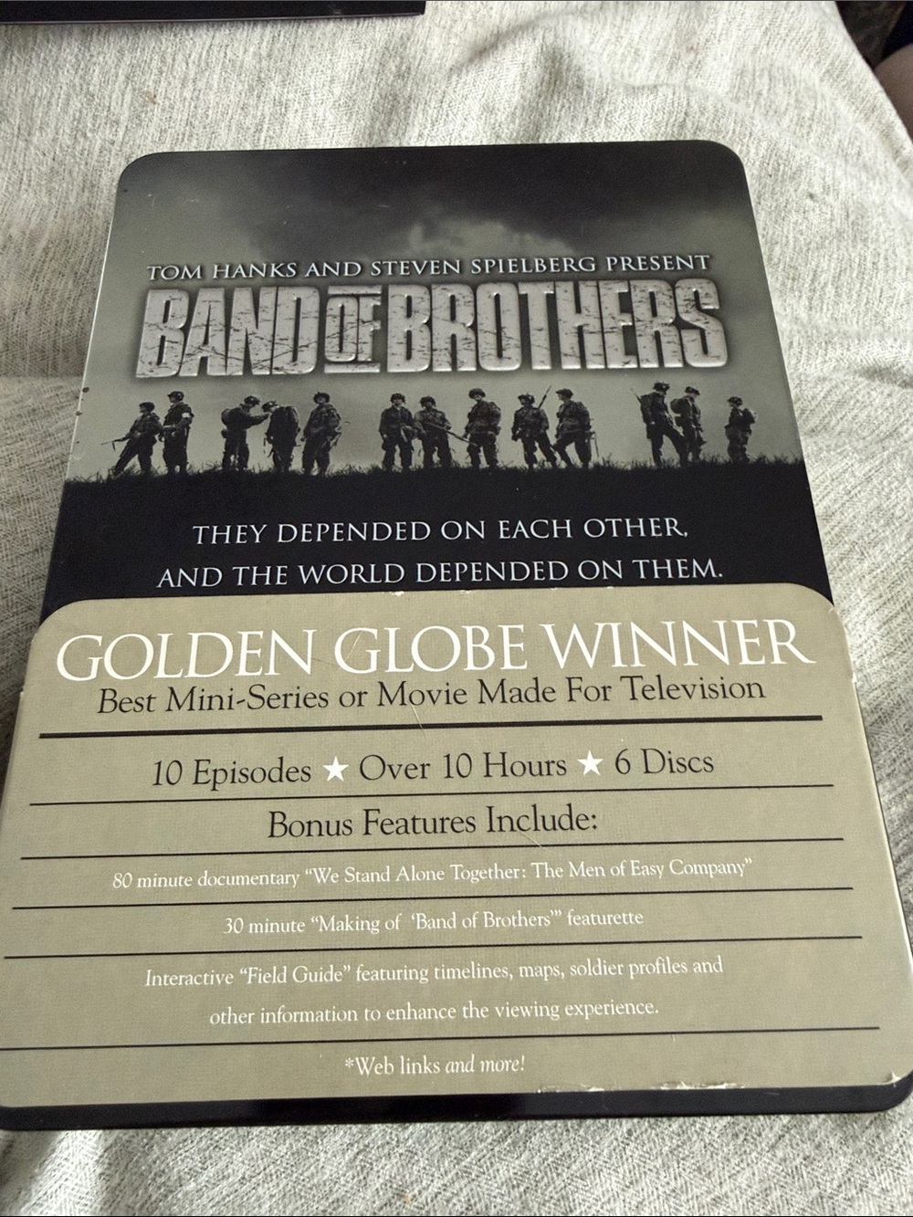 Dreamworks Band of Brothers Steelbook in Black and Tan